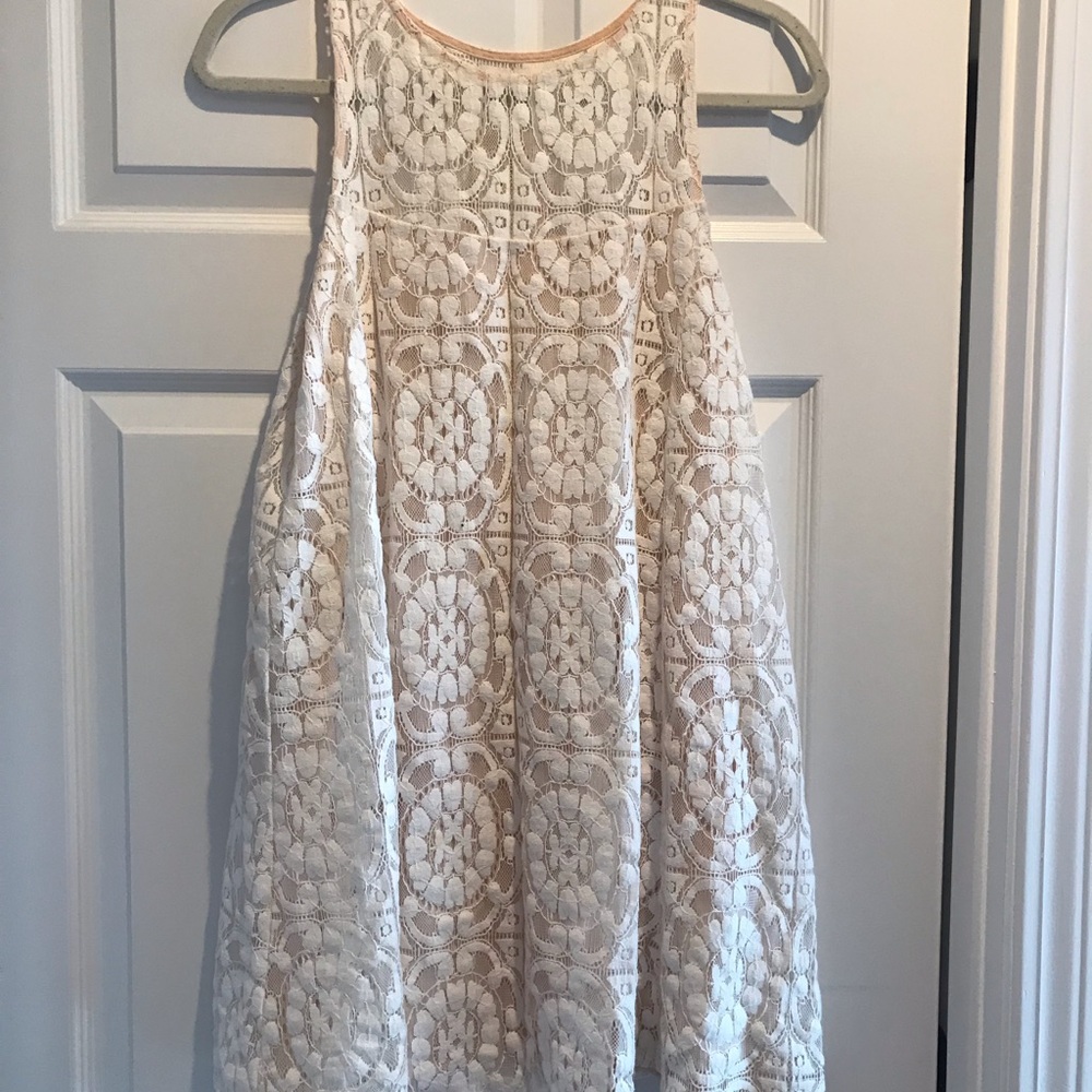 Free People lace mini dress
